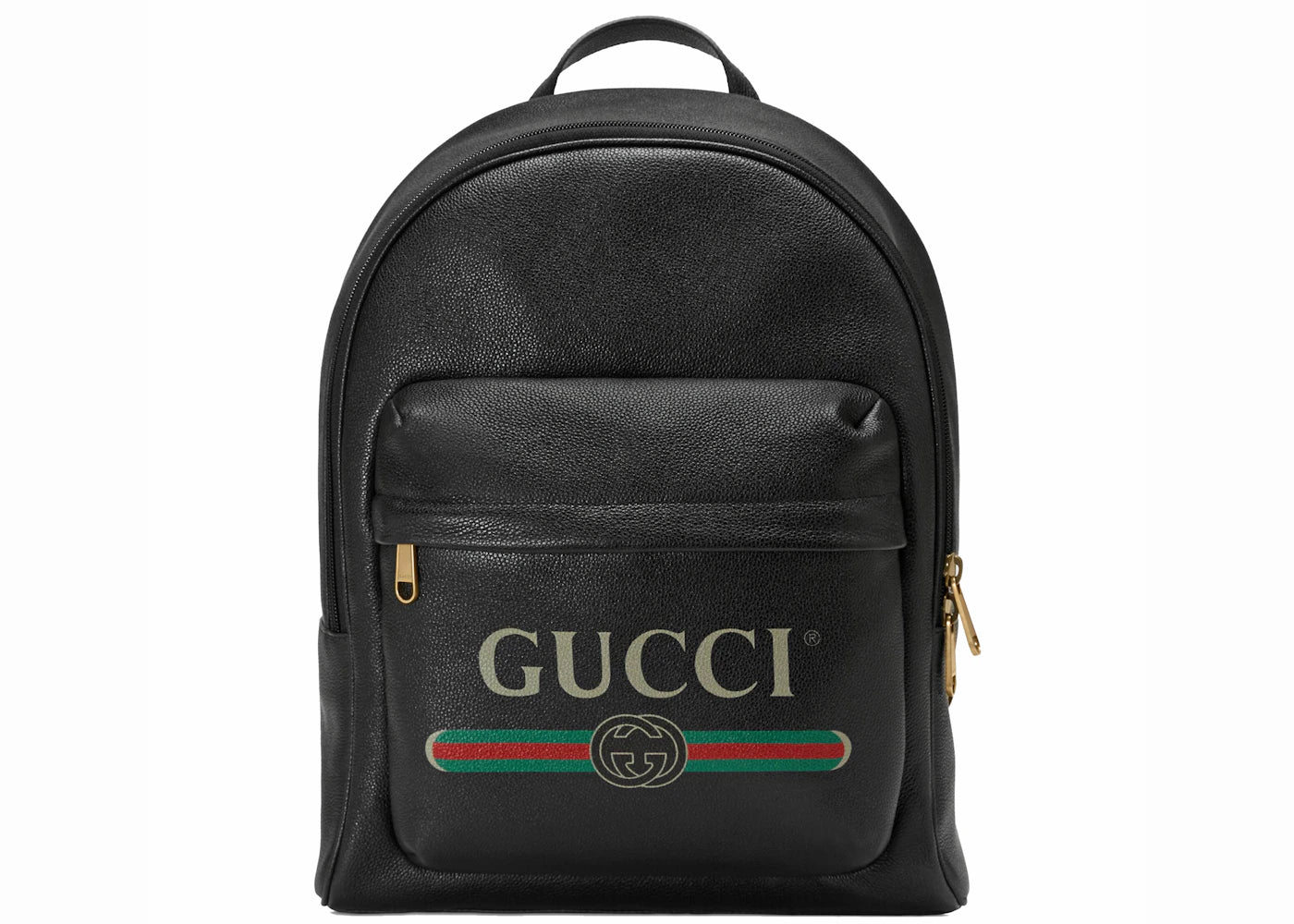 Gucci Backpack Vintage Logo Black