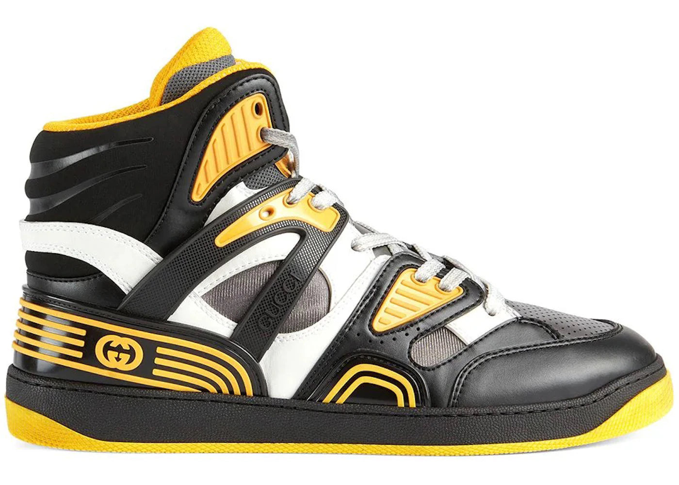 gucci basket black yellow