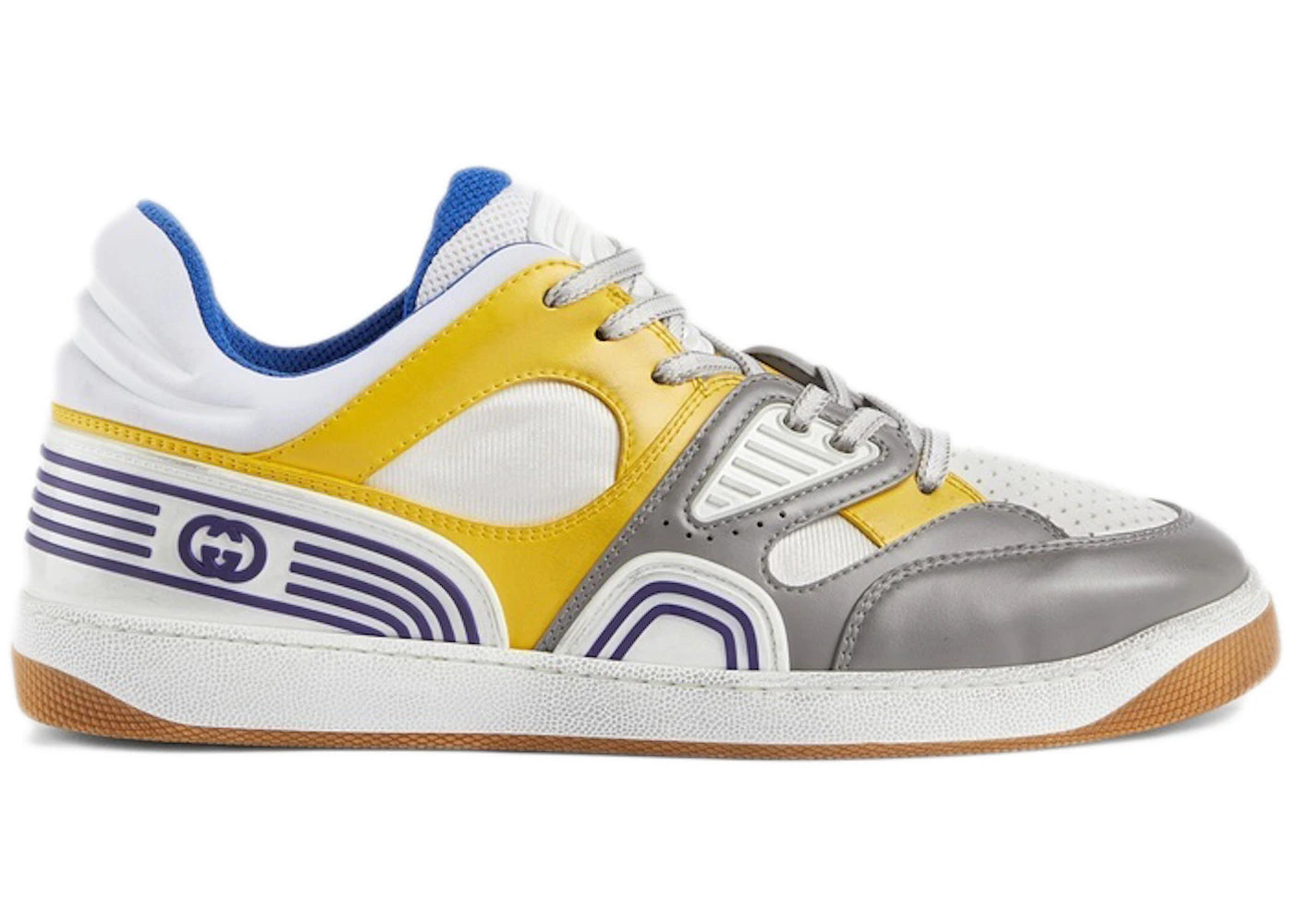 gucci basket grey yellow blue