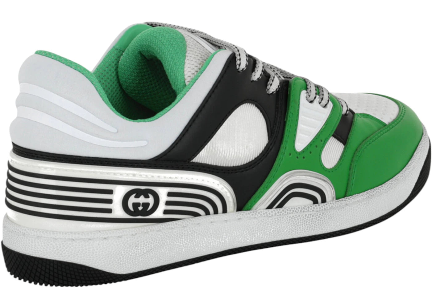 gucci basket leather low-top multi (women's)