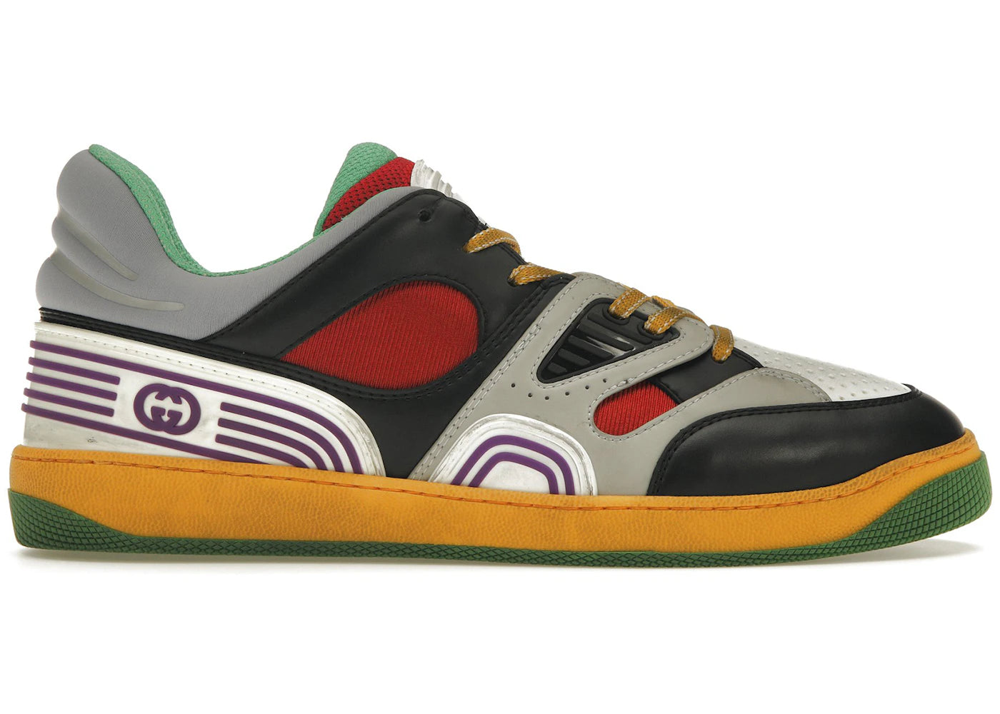 gucci basket low black demetra