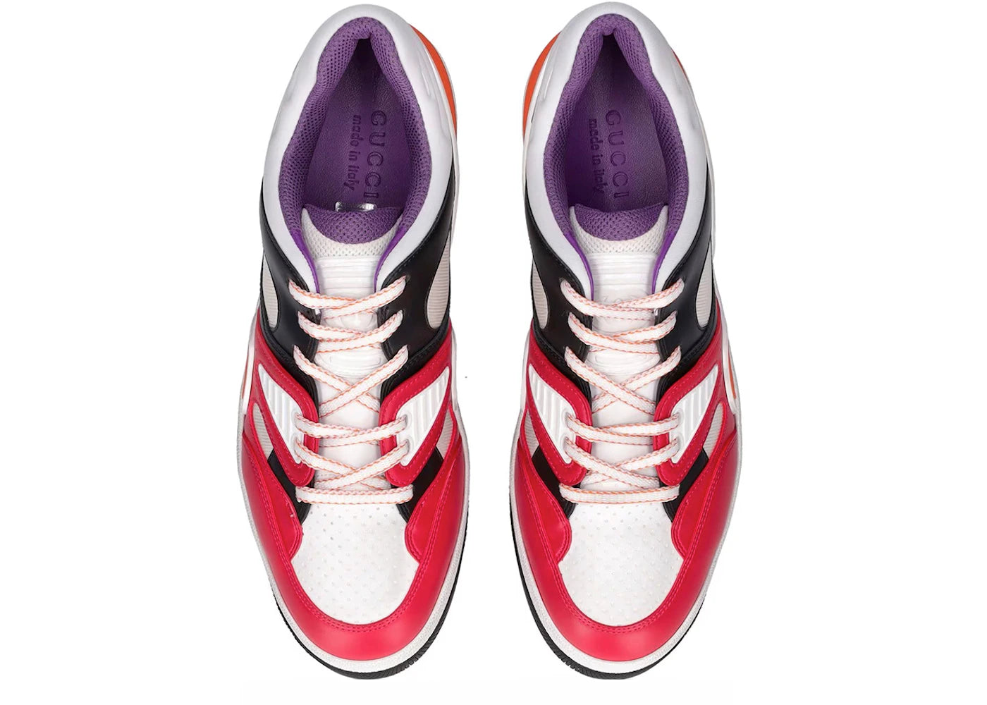 Gucci Basket Low-Top Sneaker Red Black