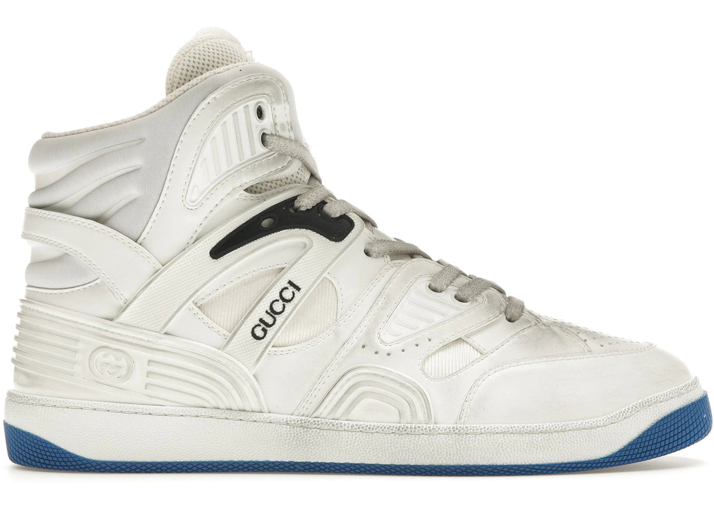 gucci basket white blue