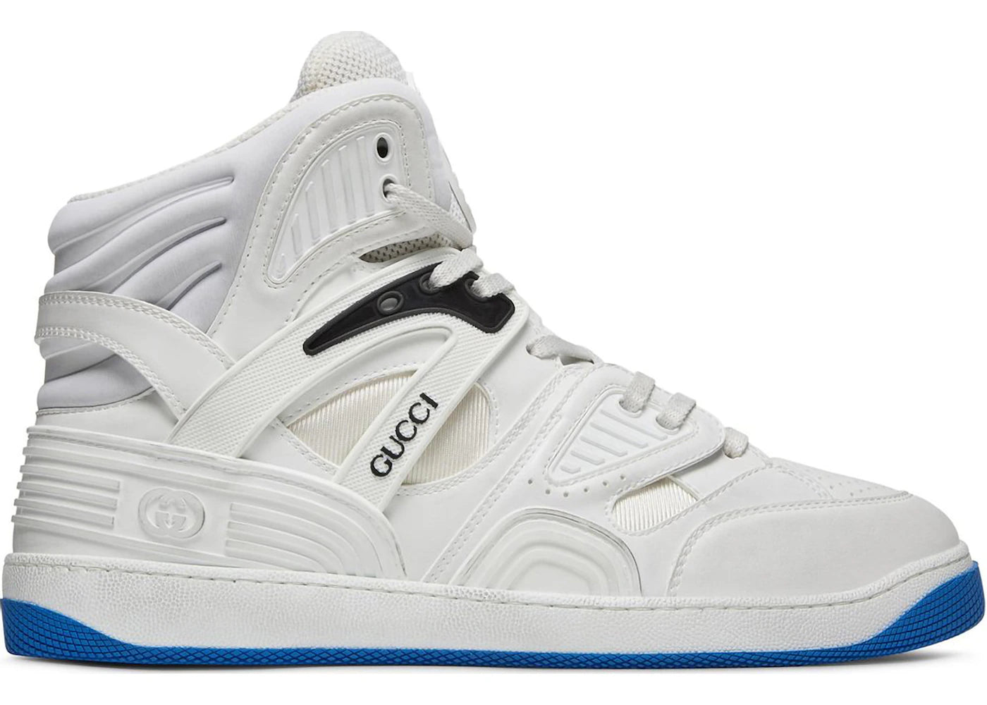 gucci basket white blue (women's)