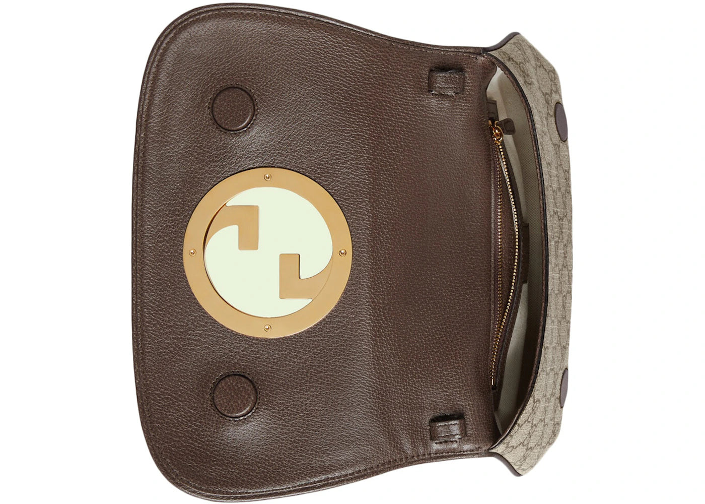 Gucci Blondie Shoulder Bag Gg Supreme Beige/Ebony