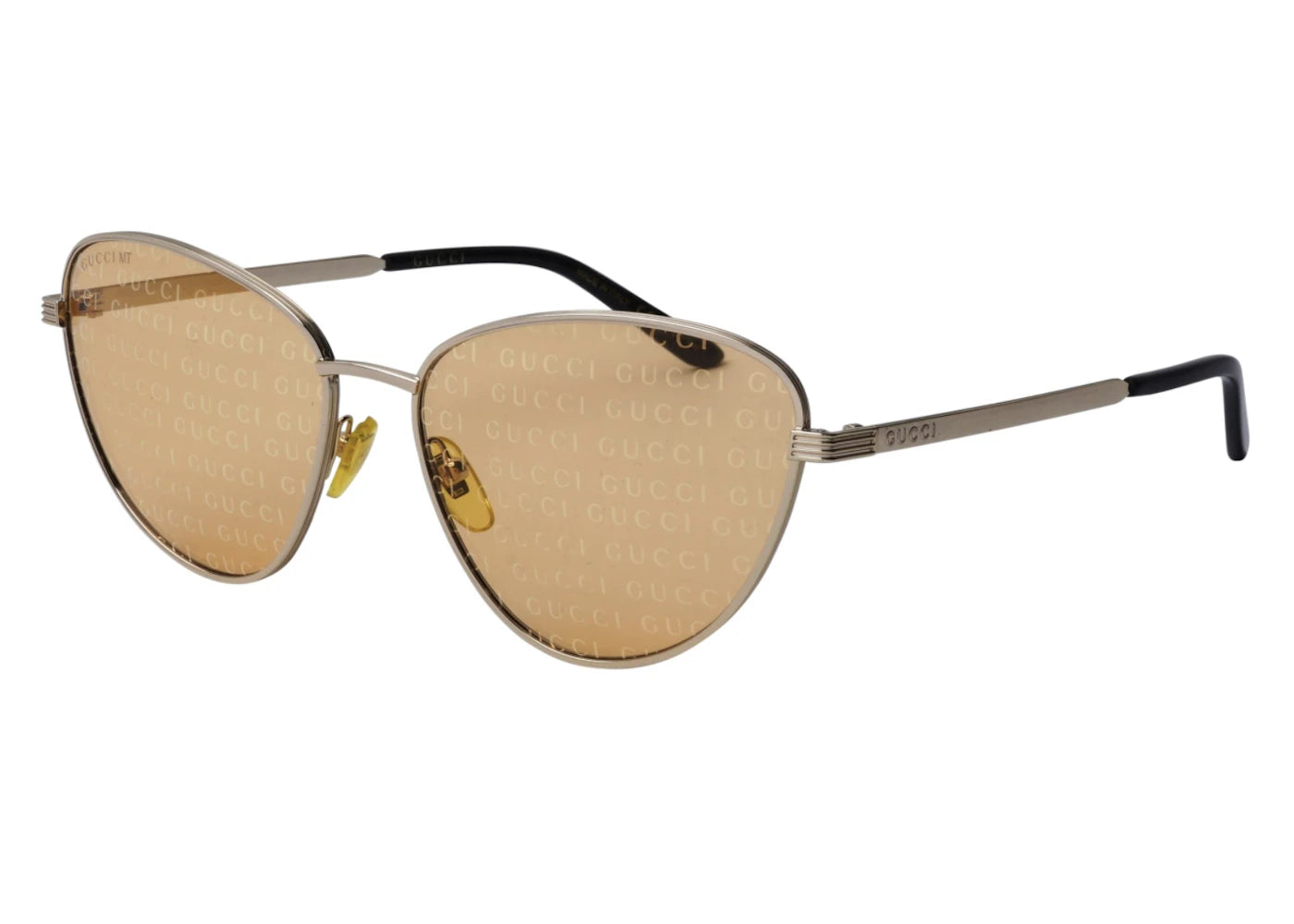 Gucci Cat Eye Logo Sunglasses Gold (Gg0803S-004)