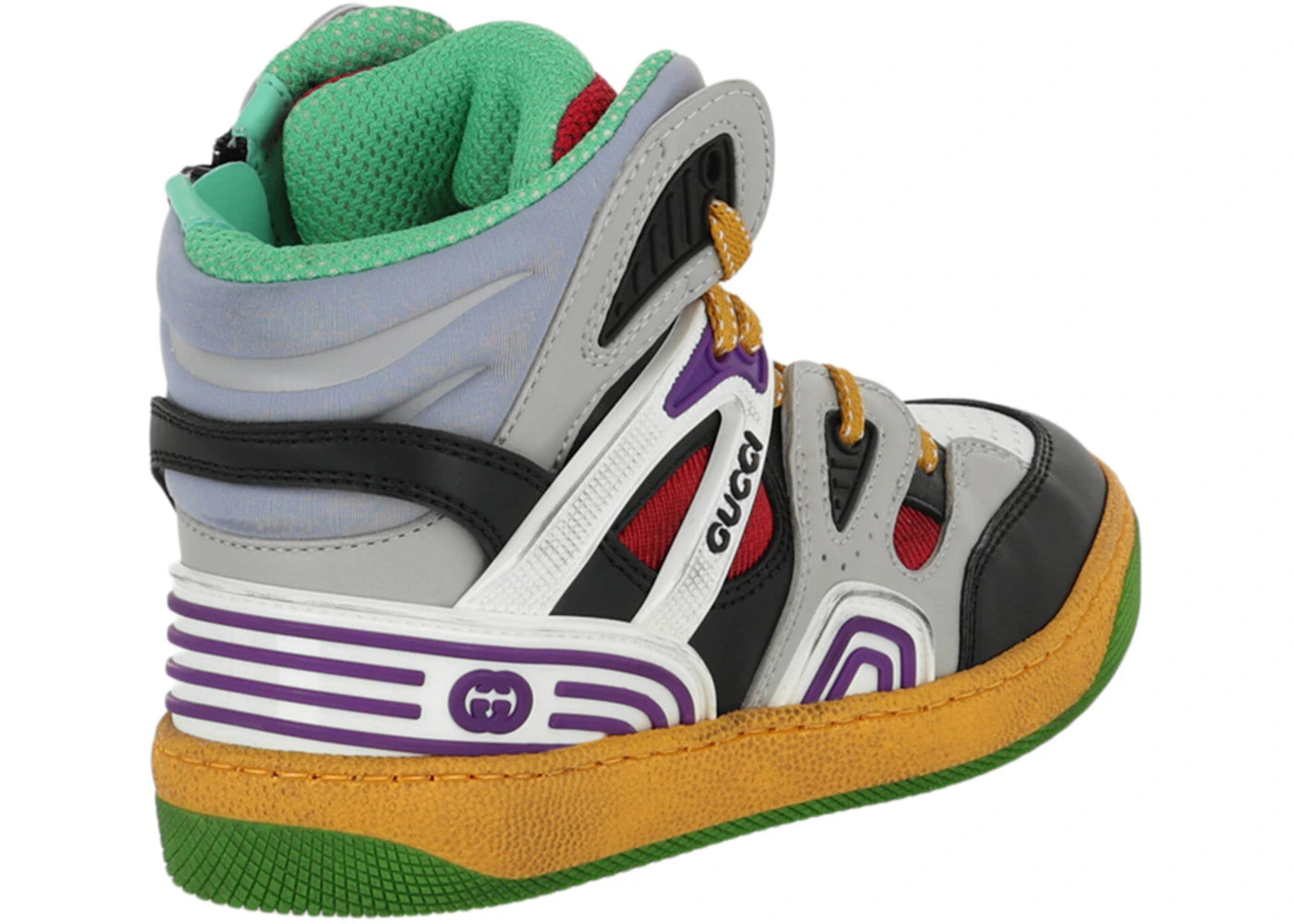 gucci colorblock high white multi (kids)