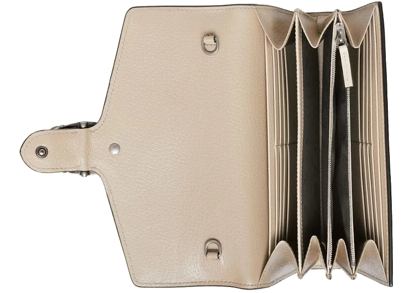 Gucci Dionysus Chain Wallet Beige/White