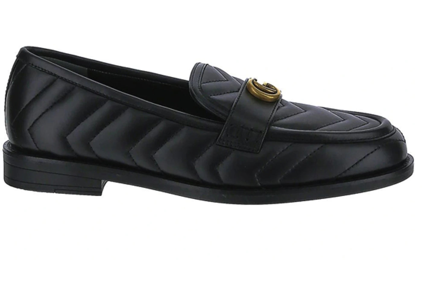 gucci double g loafers black (women's)