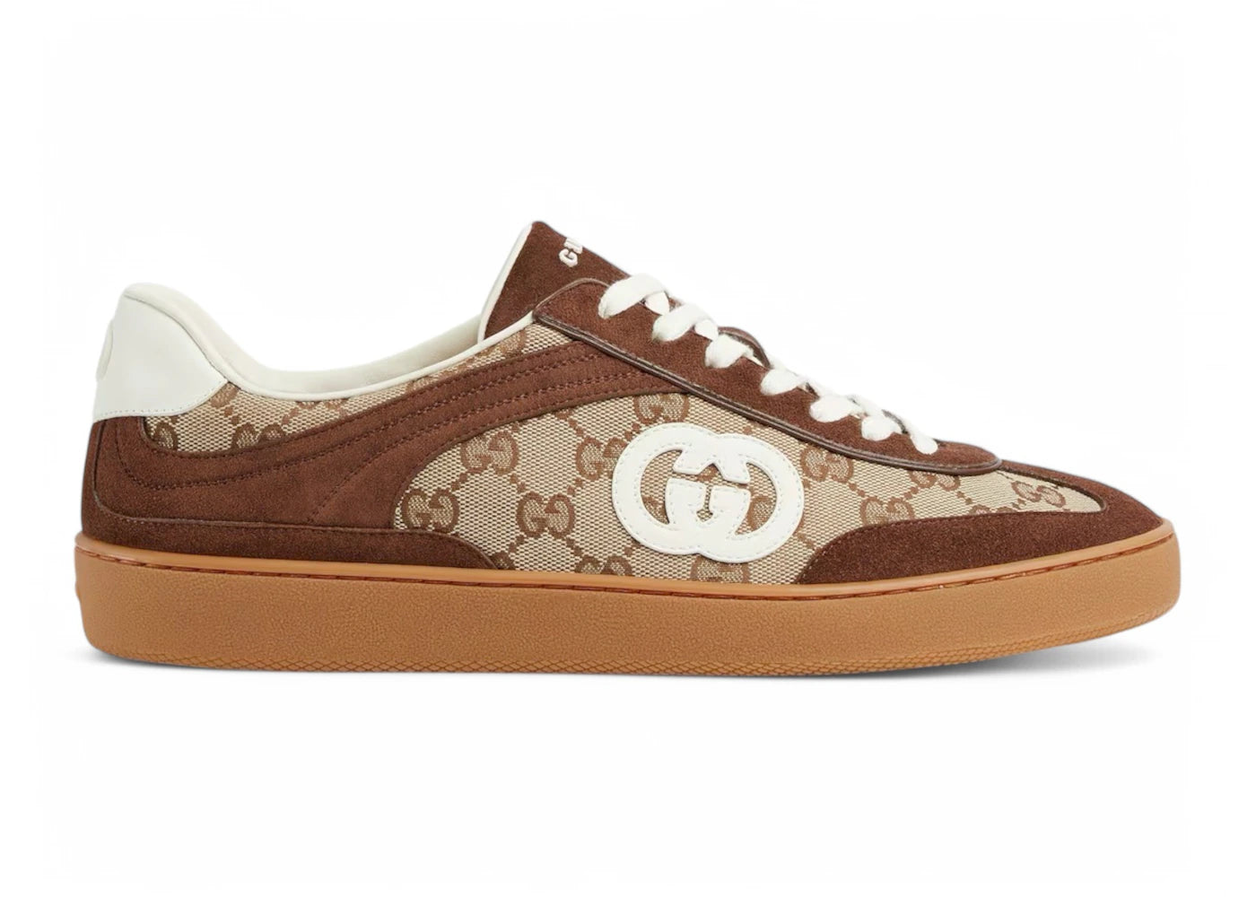 gucci g75 dark brown suede