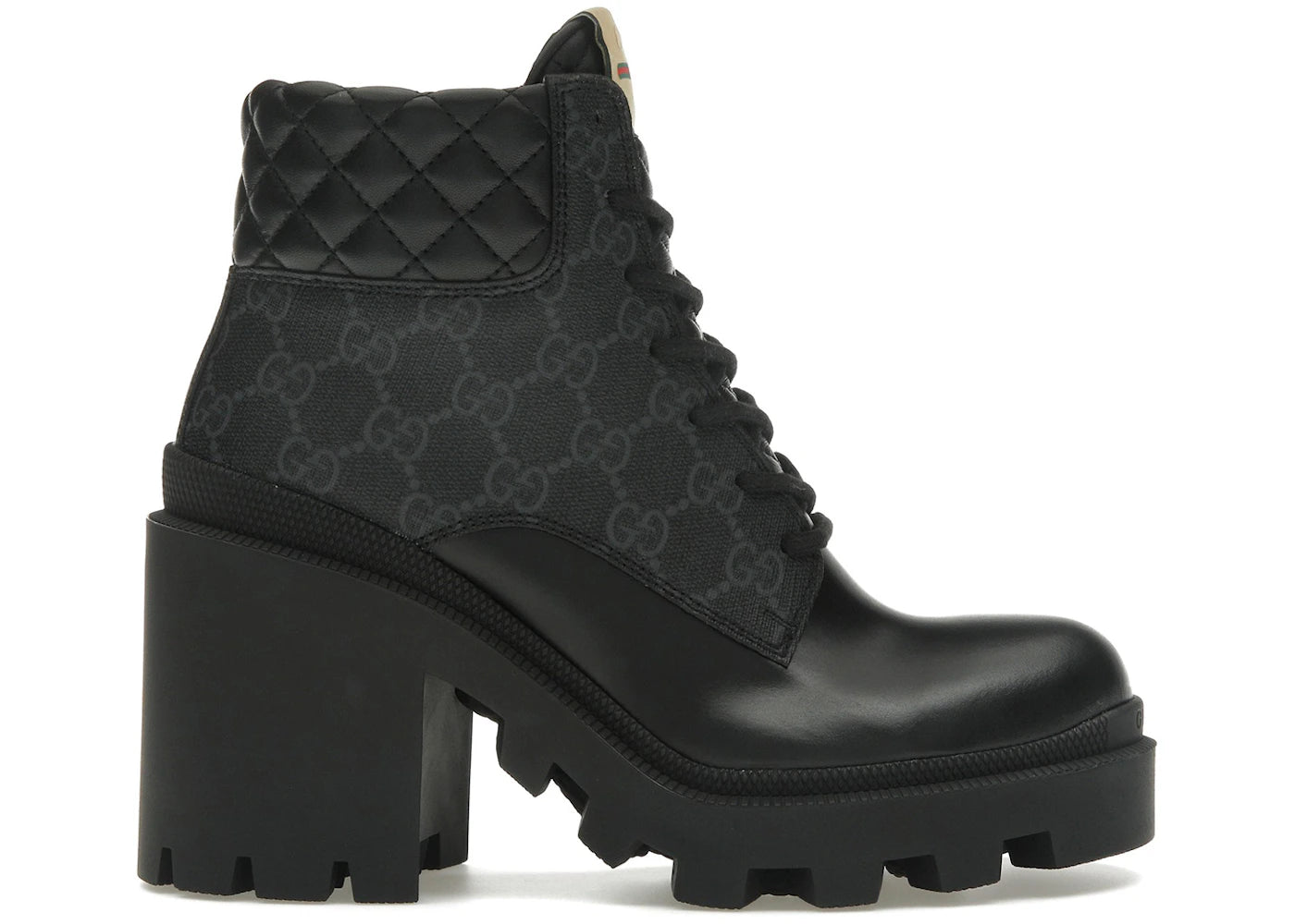 gucci gg ankle boot black (women's)