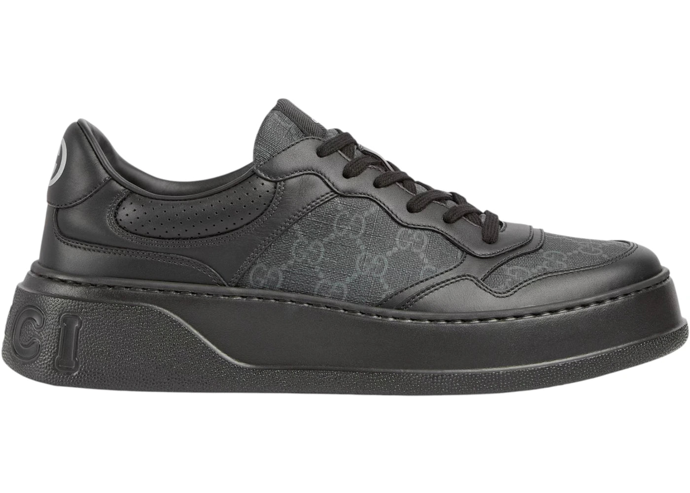 gucci gg black supreme canvas