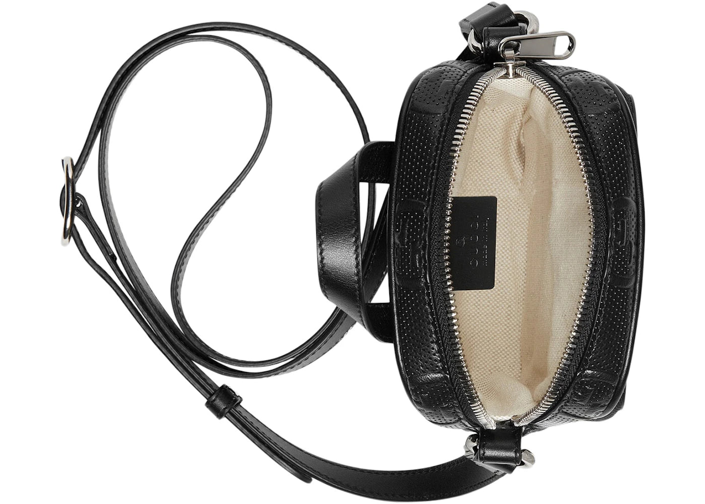 Gucci Gg Embossed Bag Mini Black