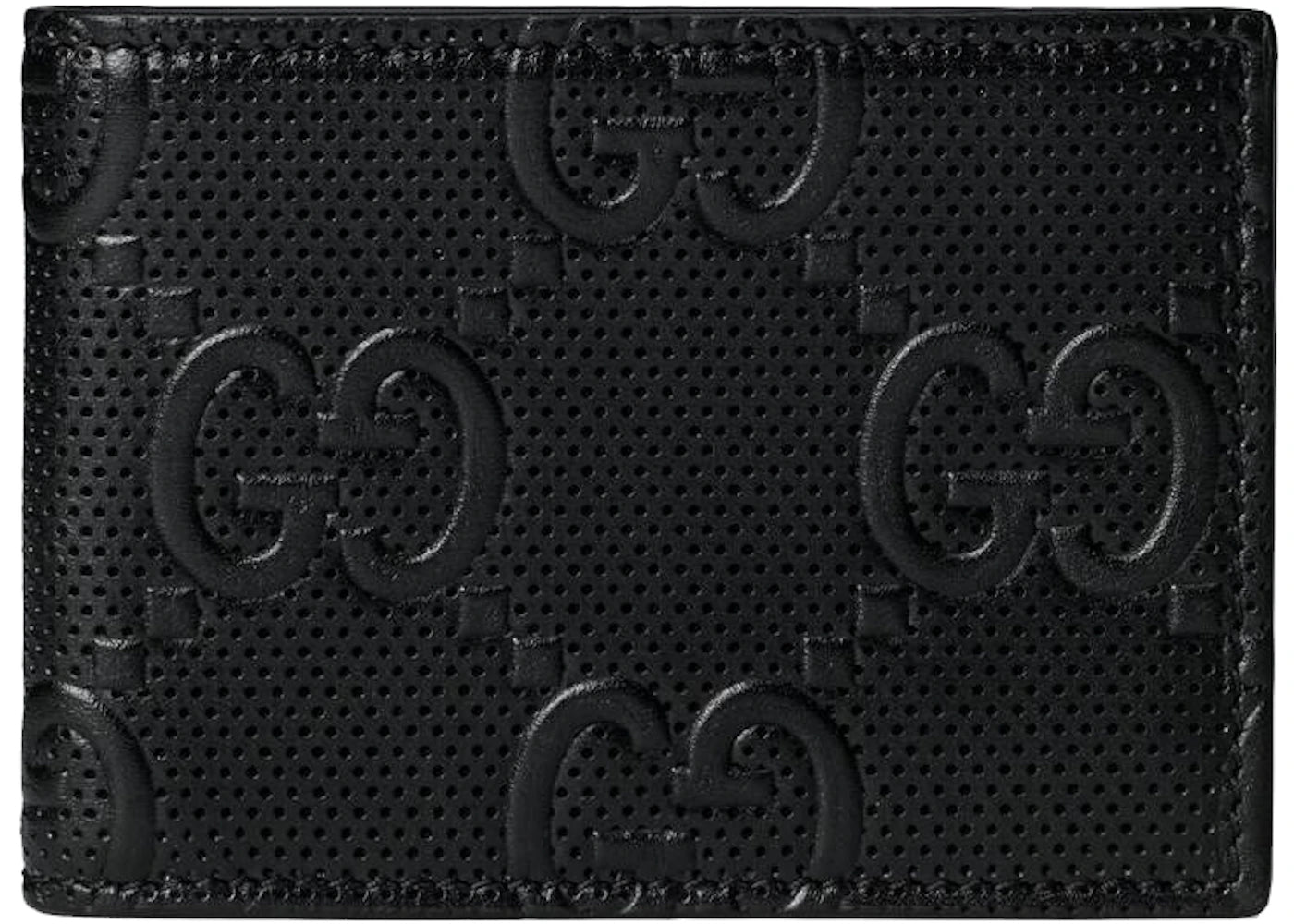Gucci Gg Embossed Bi-Fold Wallet Black