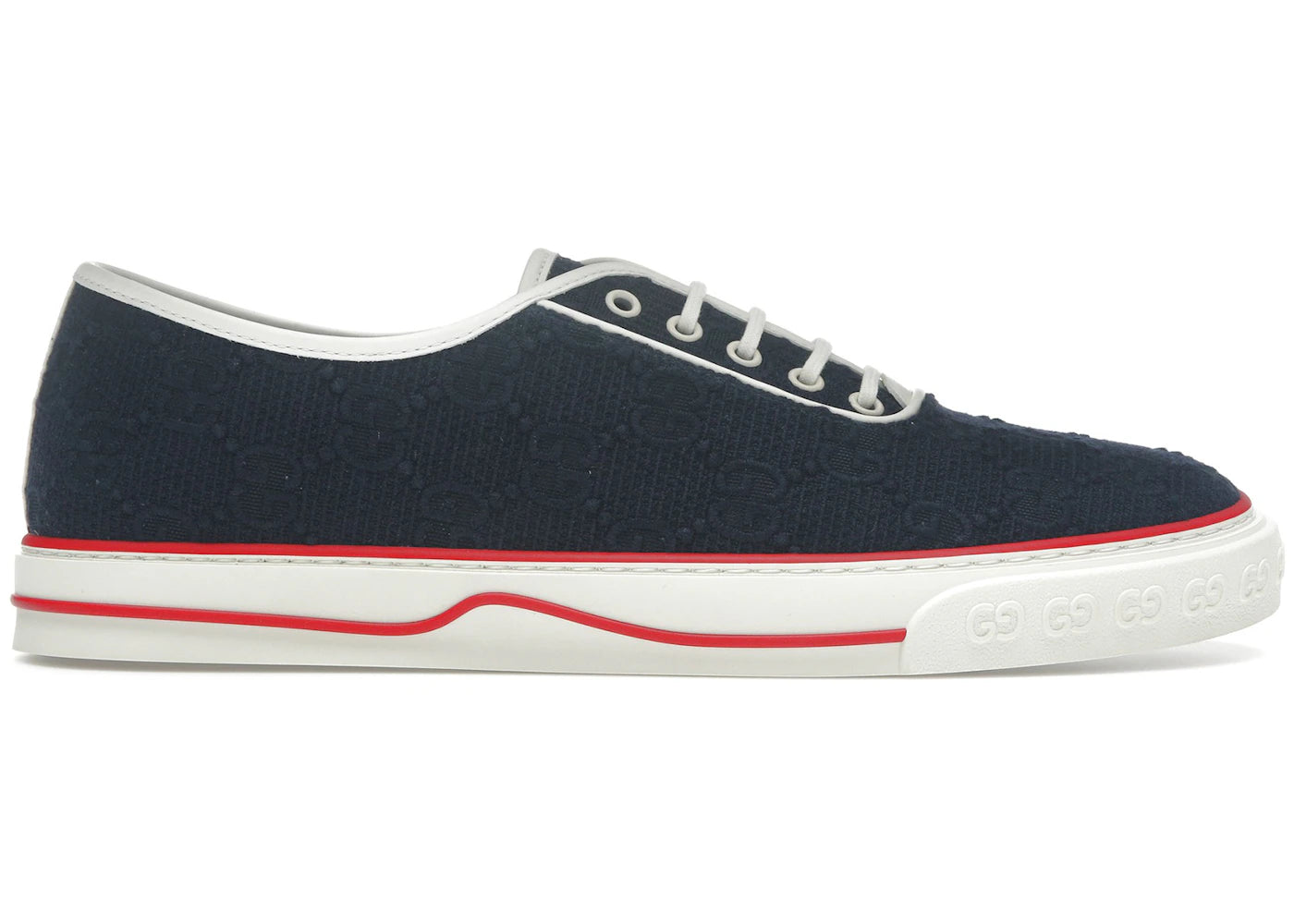 gucci gg low top sneaker dark blue