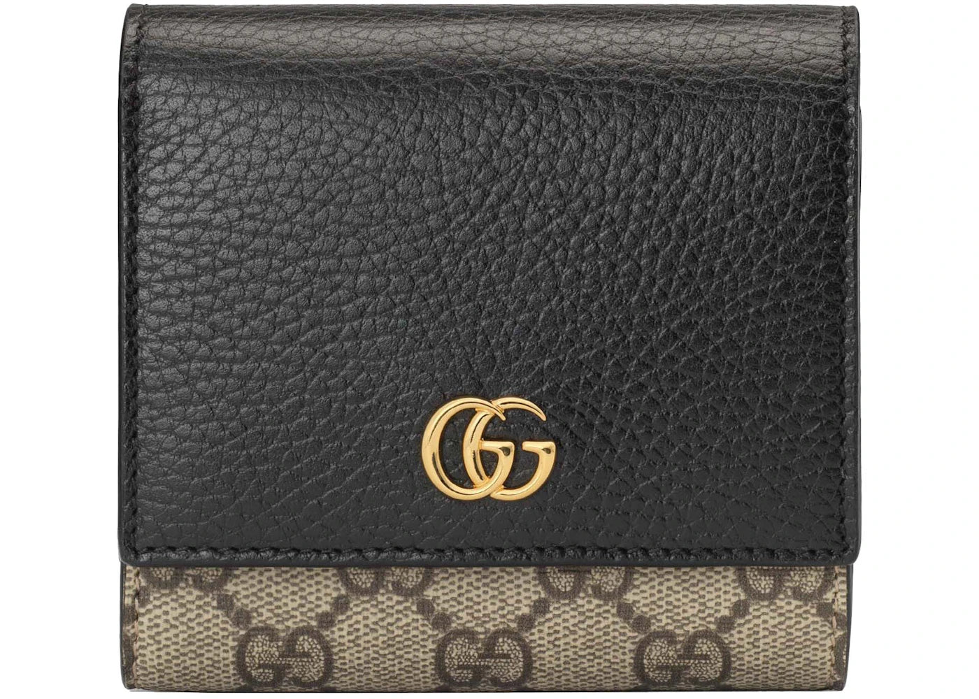 Gucci Gg Marmont Medium Wallet Beige/Ebony