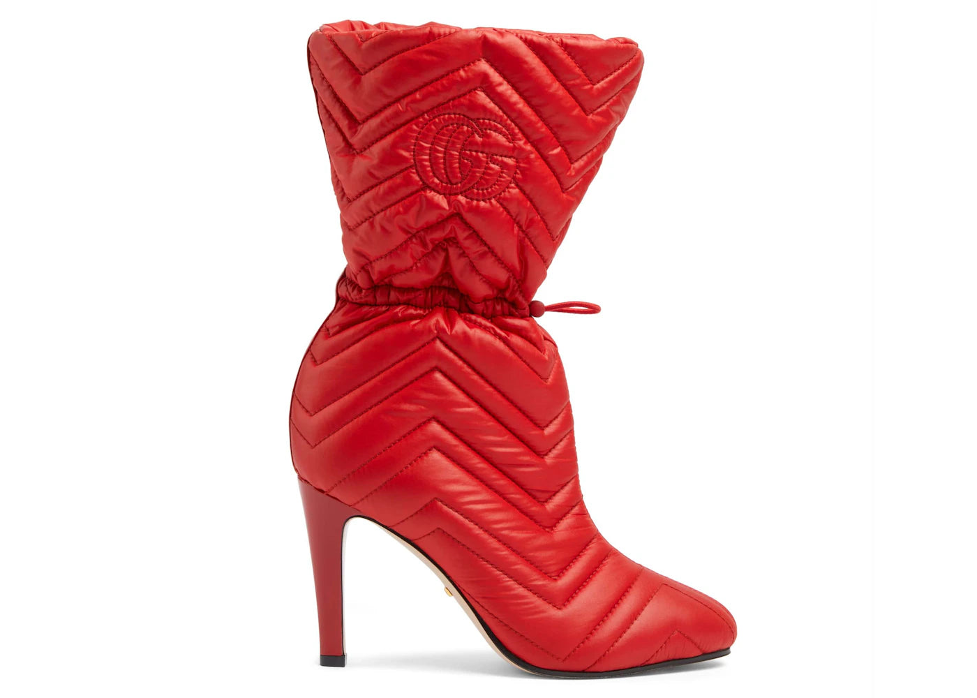 Gucci Gg Matelasse (95Mm) Boots Rot