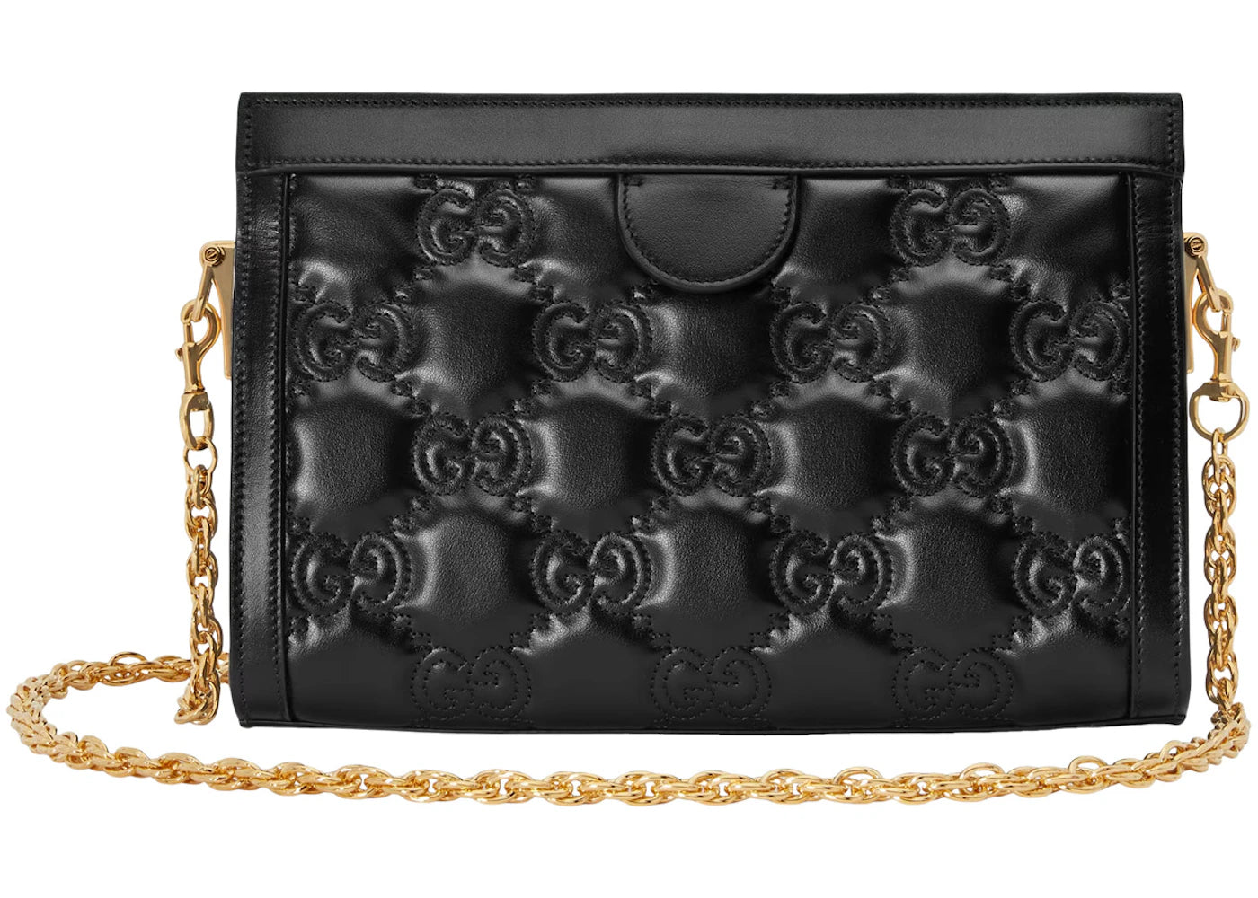 Gucci Gg Matelassé Small Bag Black