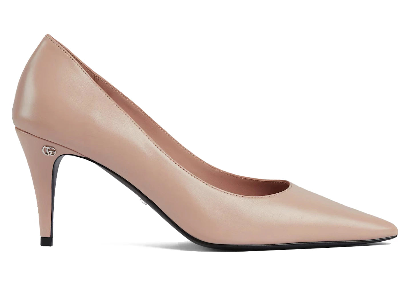 gucci gg mid-heel 75mm pump light pink (women's)