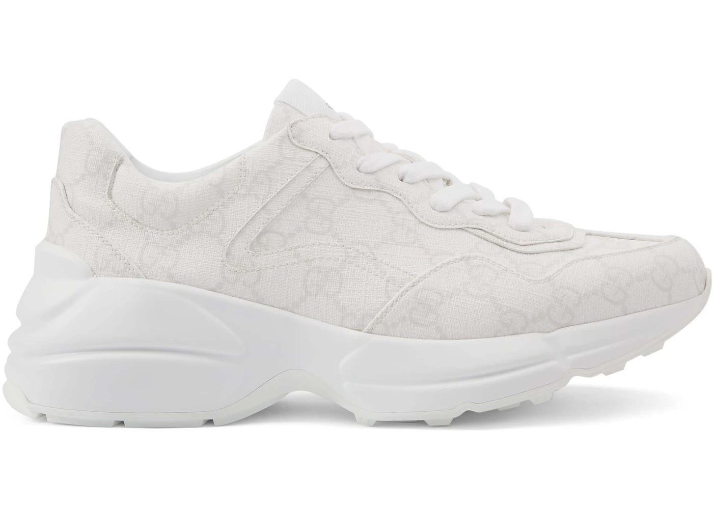 gucci gg rhyton sneaker white (women's)