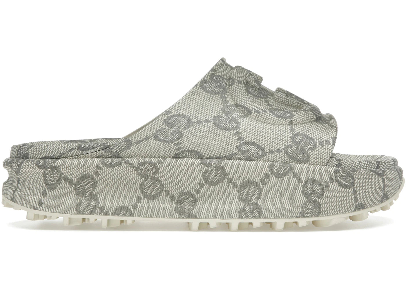 gucci gg slide sandal interlocking g beige ebony