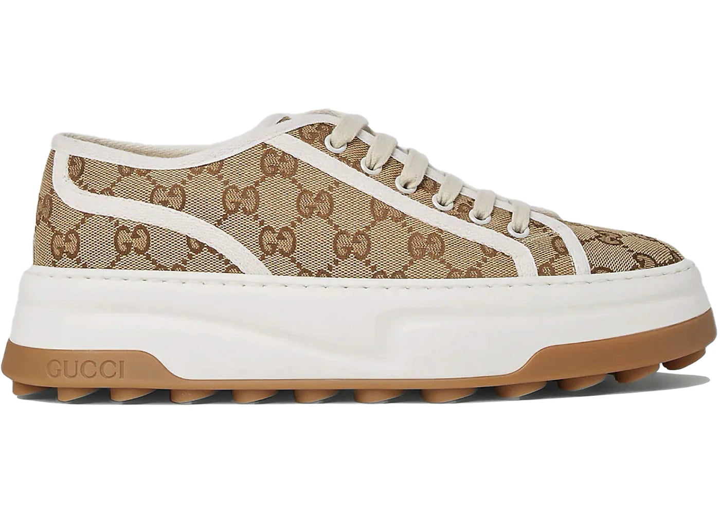 gucci gg sneaker interlocking g beige
