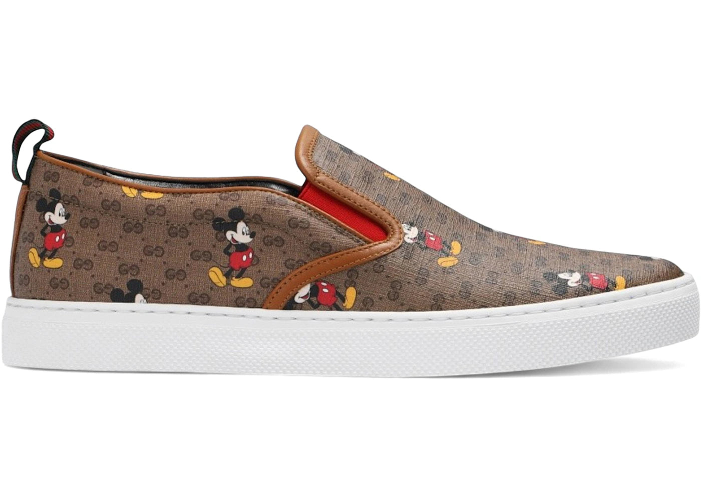 Gucci Gg Supreme Slip-On Disney Mickey Mouse