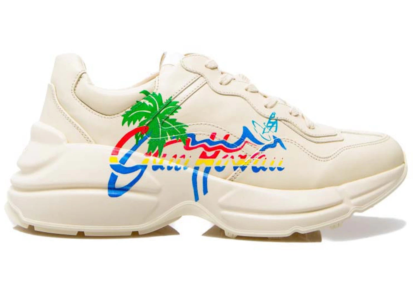 gucci hawaii rhyton beige multi (women's)