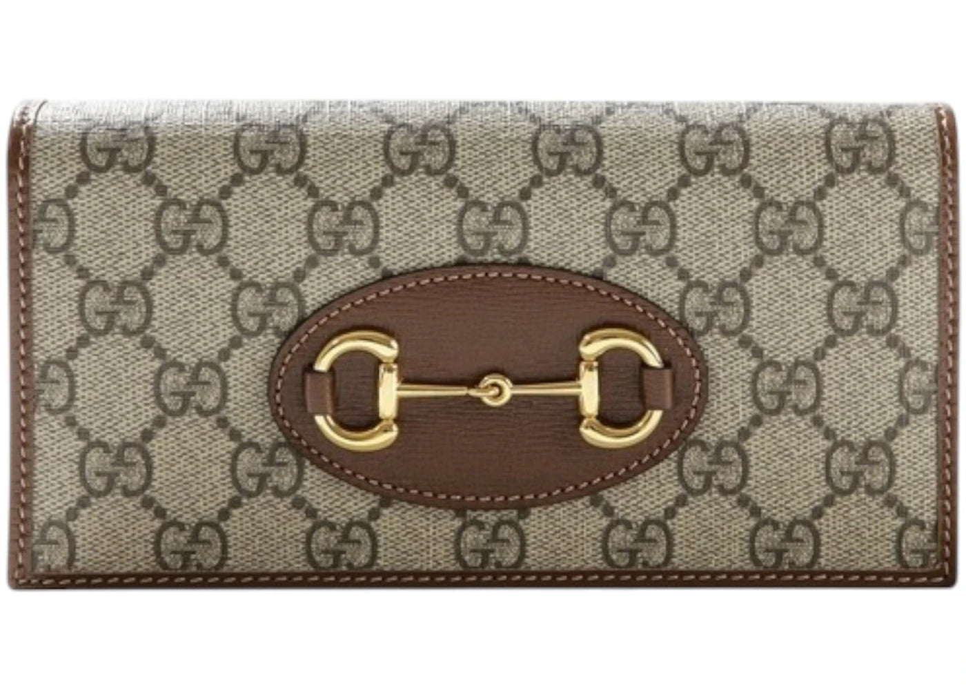 Gucci Horsebit 1955 Chain Wallet Beige/Ebony