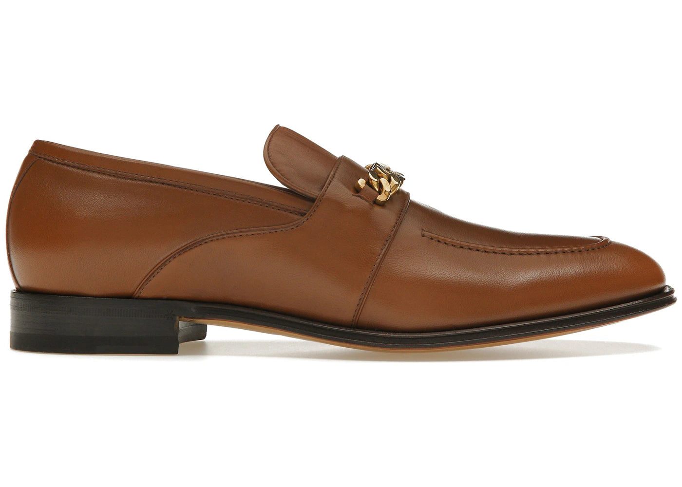 gucci interlocking g chain loafer brown
