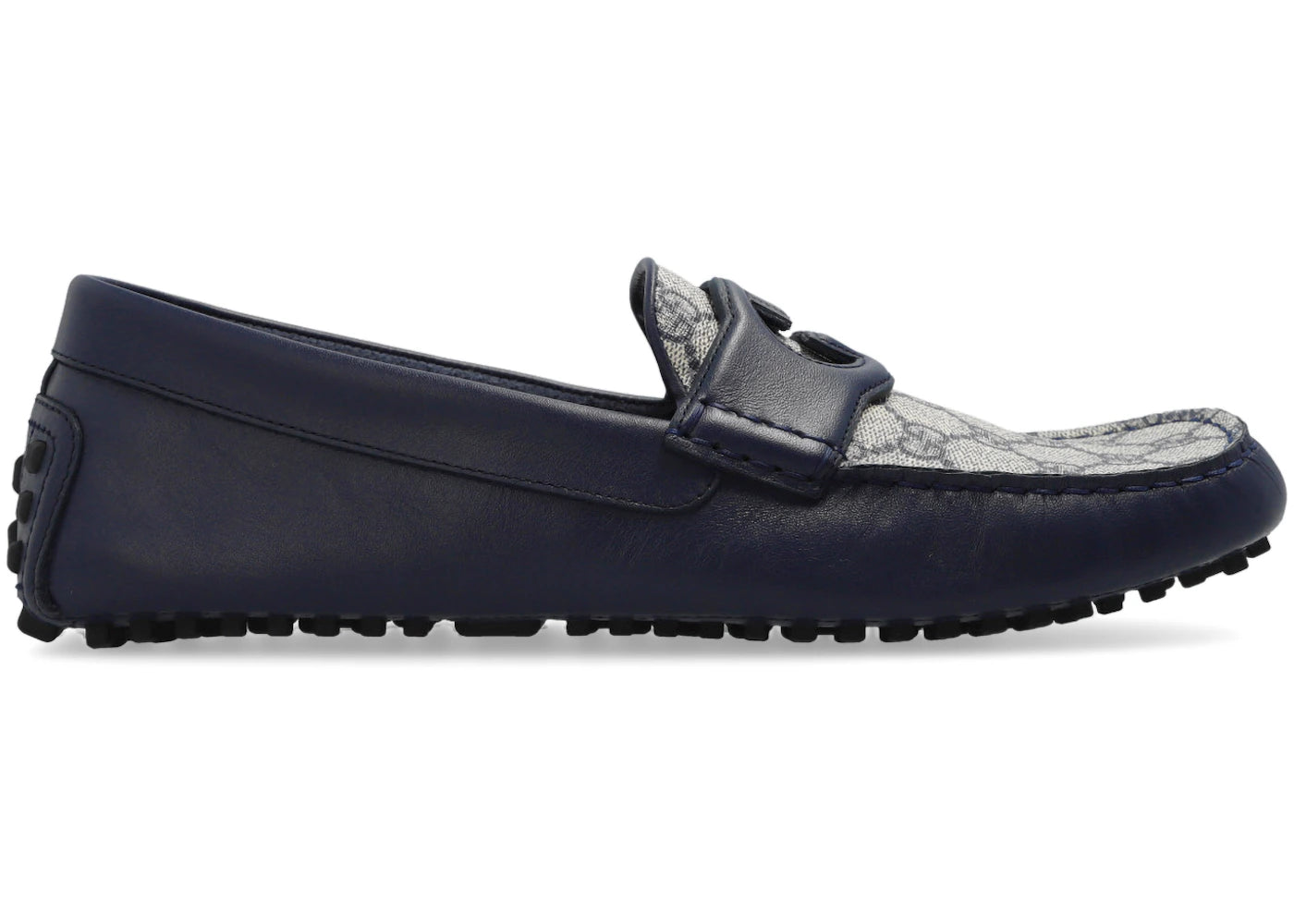Gucci Interlocking G Driver Loafer Blue India | Kicks Machine display picture 2