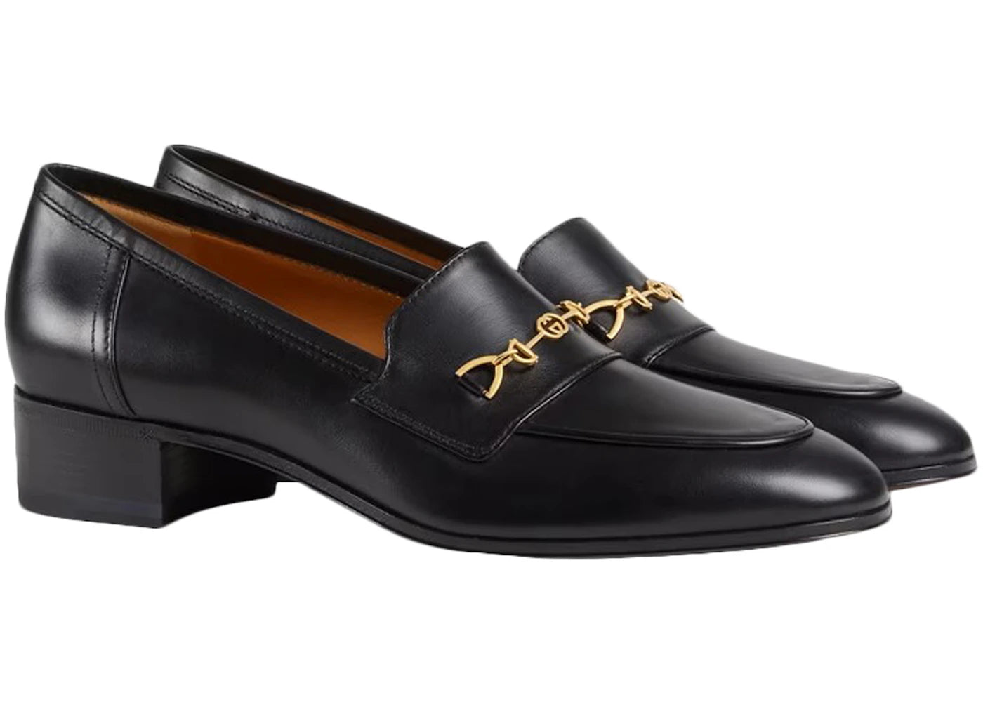 gucci interlocking g horsebit loafer black leather