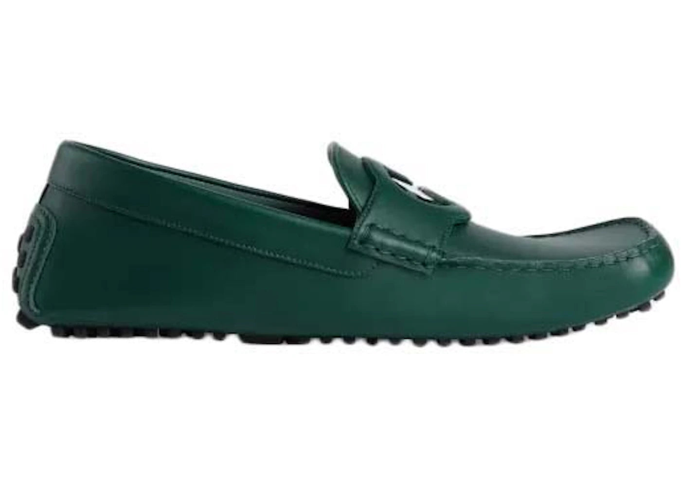 gucci interlocking g moccasins green