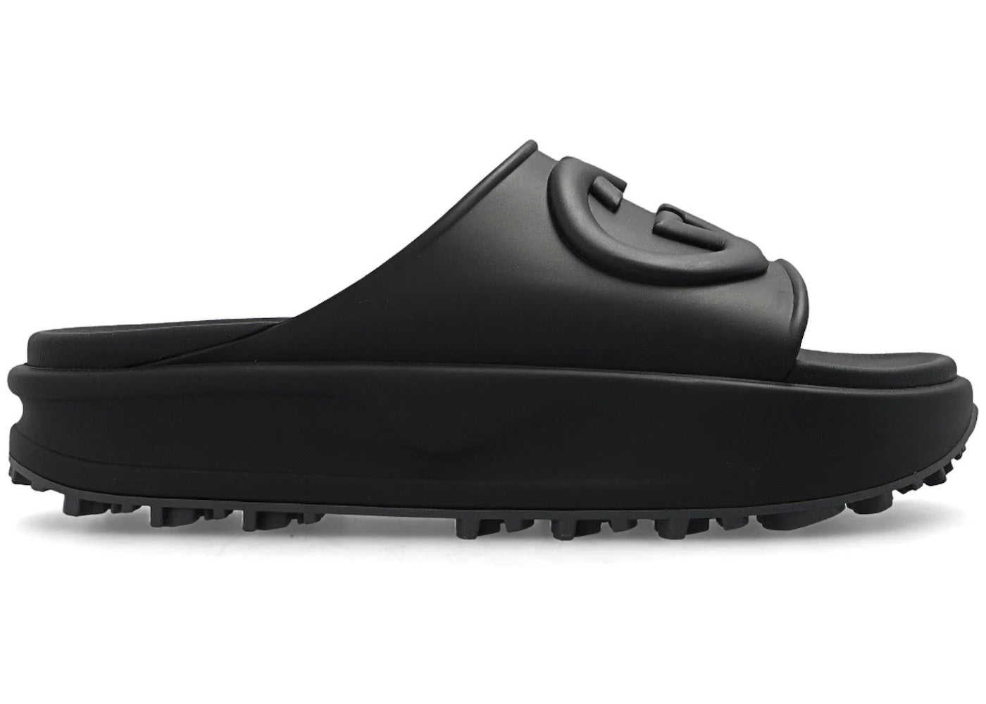 gucci interlocking g slide black