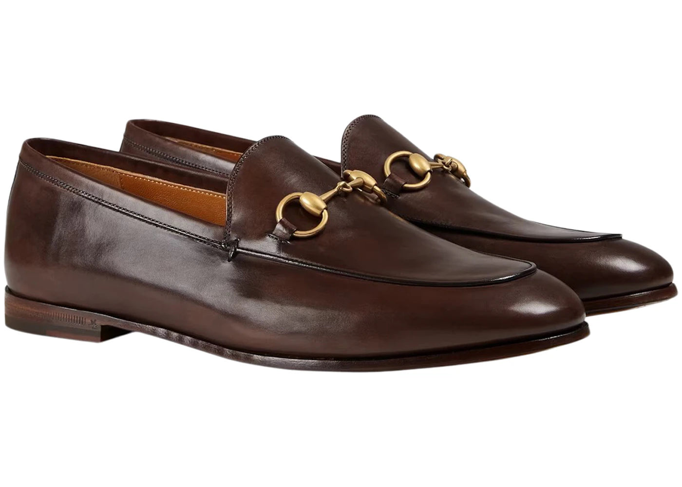 gucci jordaan loafer brown leather