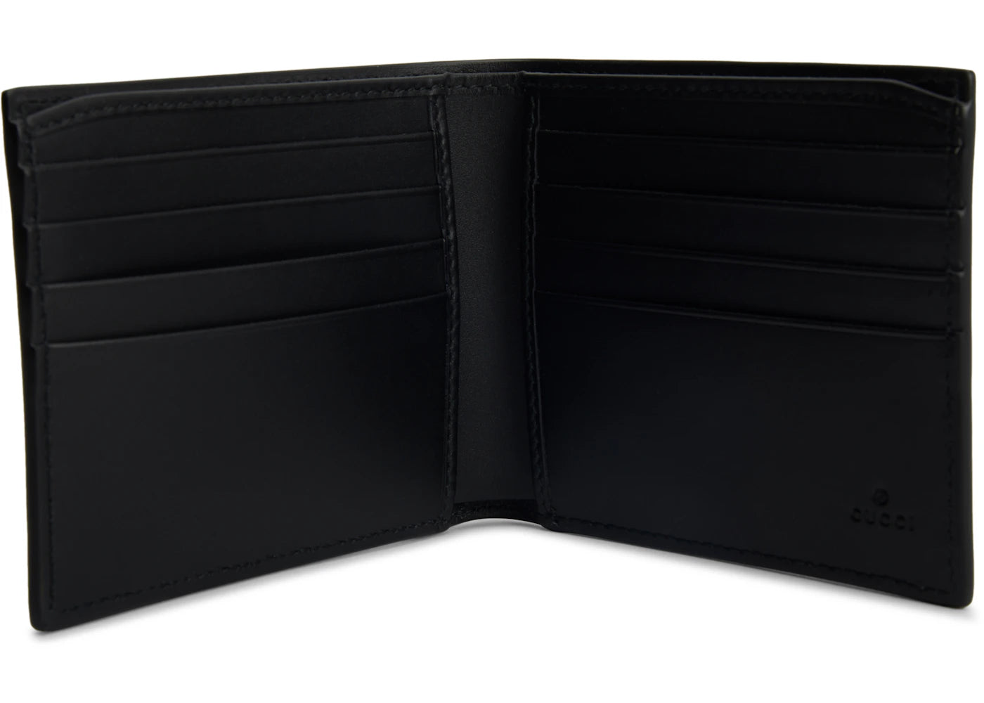 gucci kingsnake wallet gg supreme (8 card slots) black