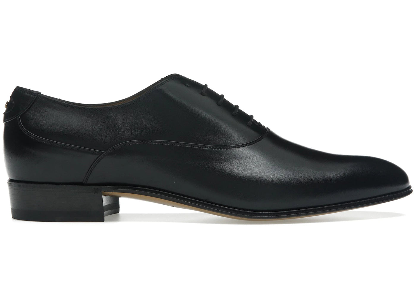 gucci lace-up shoe with double g black