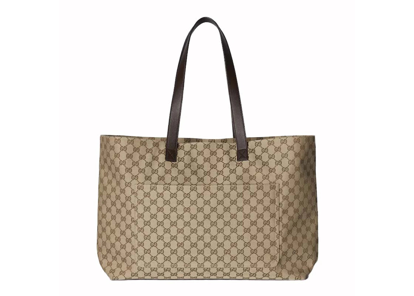 Gucci Large Gg Tote Bag Beige/Ebony
