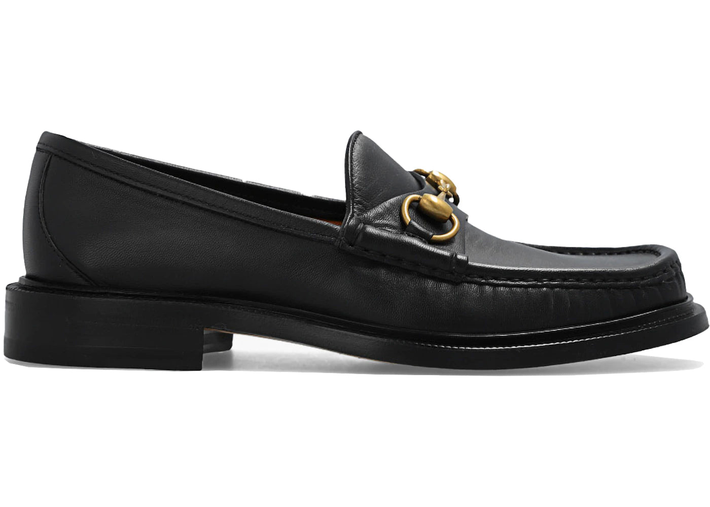 gucci loafer horsebit black