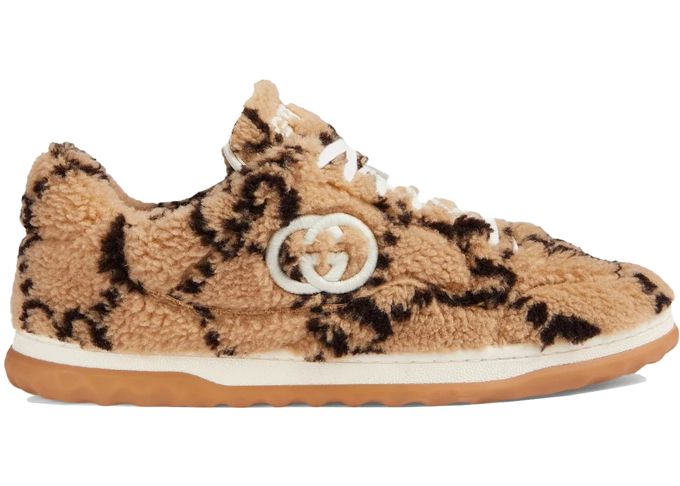 Gucci Mac80 Interlocking G Embroidery Beige Ebony