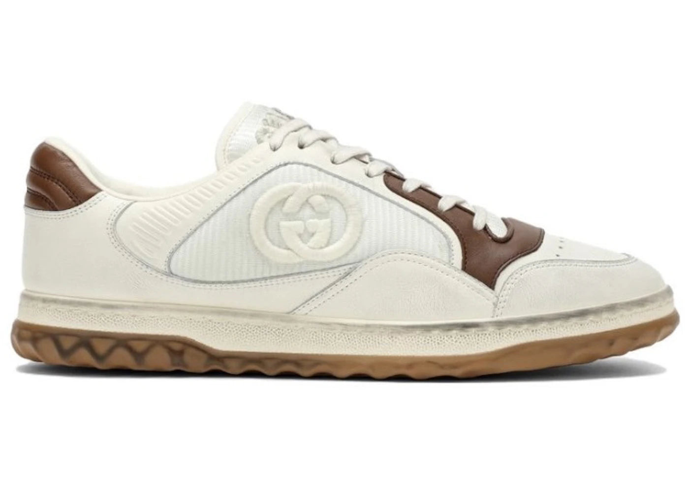 gucci mac80 sneaker off white brown