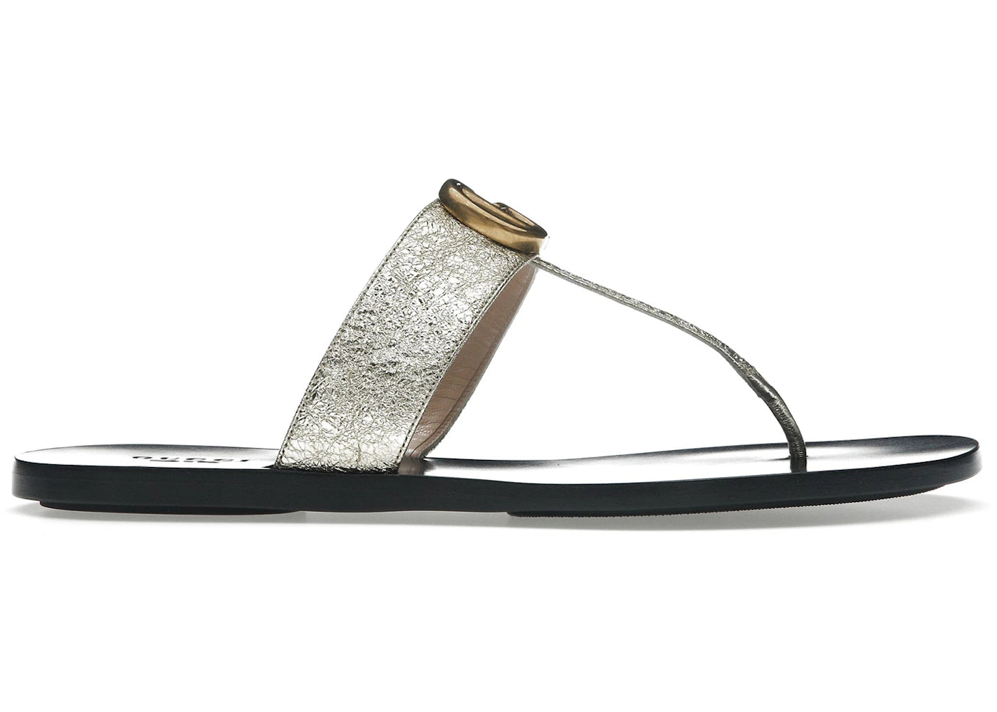 Gucci Marmont Thong Sandals Platinum (Women'S)