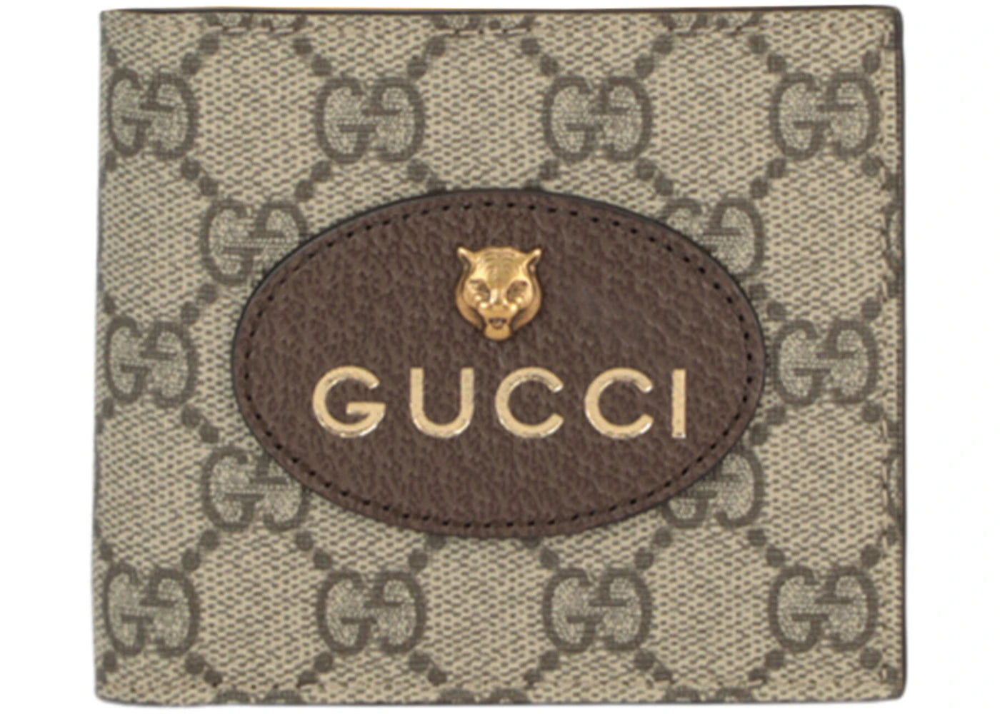 Gucci Neo Vintage Bi-Fold Wallet Ebony/New Maple Crop