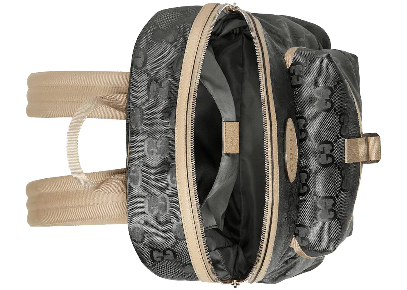 gucci off the grid gg backpack dark grey