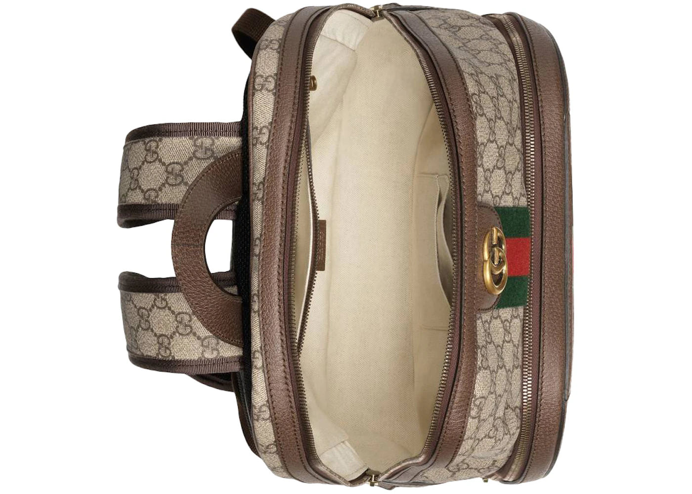 gucci ophidia backpack gg supreme medium beige/ebony