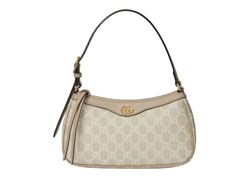 Gucci Ophidia Handbag Small Gg Supreme Beige/White One Size