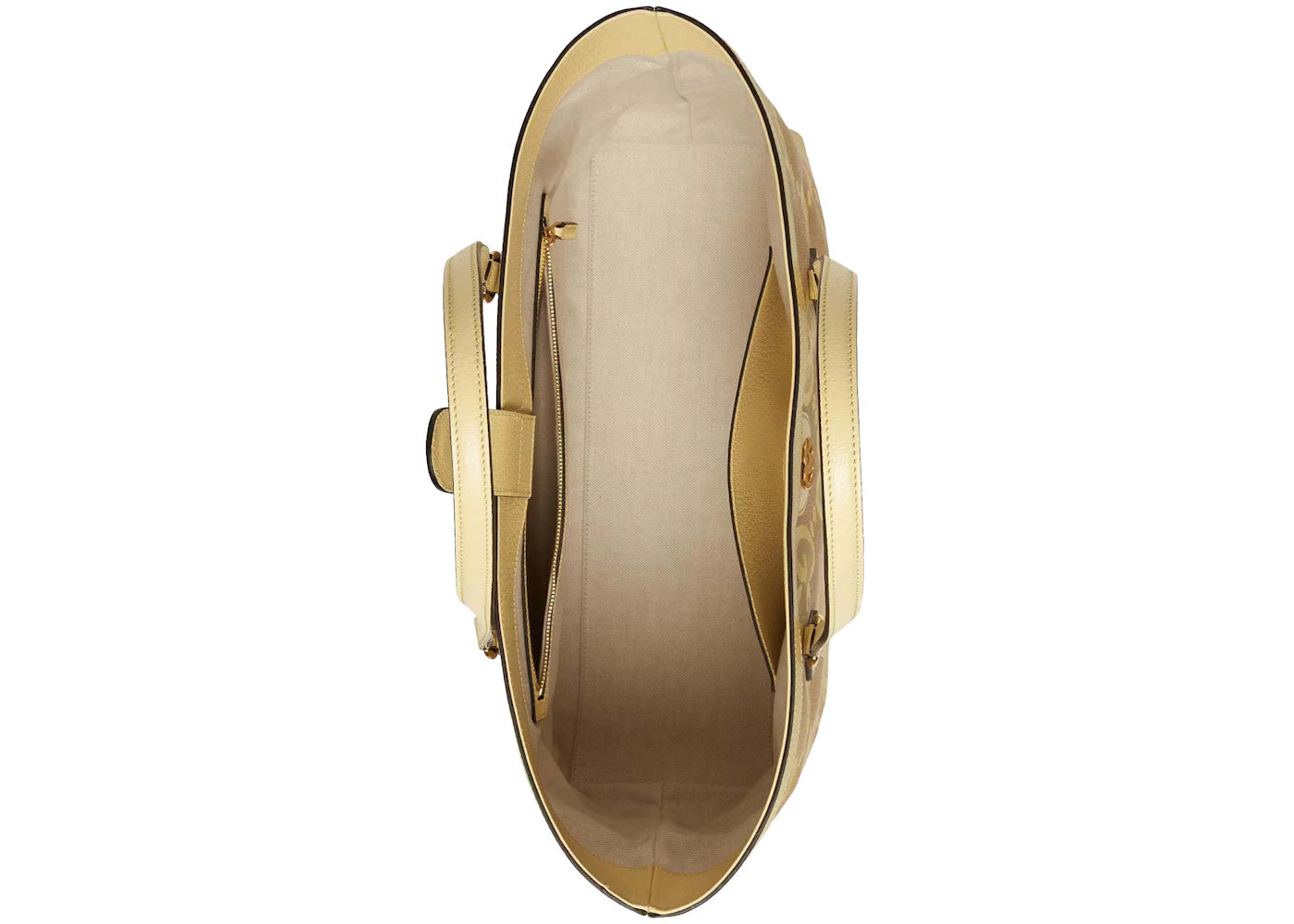 Gucci Ophidia Jumbo Gg Medium Tote Beige/Banana