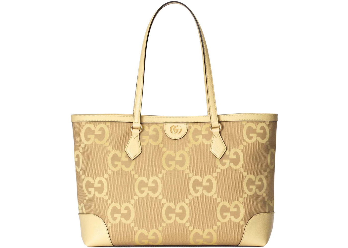 Gucci Ophidia Jumbo Gg Medium Tote Beige/Banana