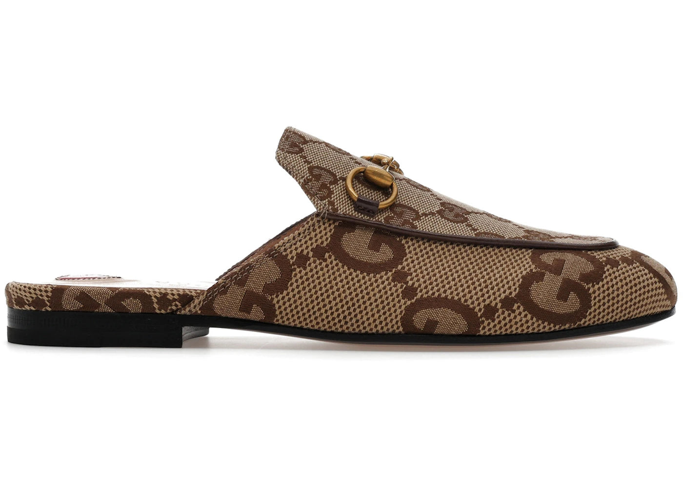 Gucci Princetown Slipper Jumbo Gg Camel Canvas