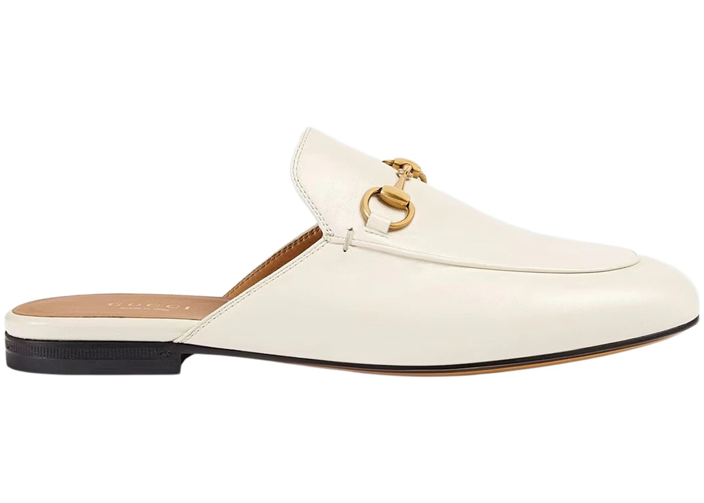 gucci princetown slipper white leather